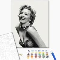 Картина по номерам BrushMe Незабываемая Монро BS30974FC 50 x 40 см / Вертикальная photo 2