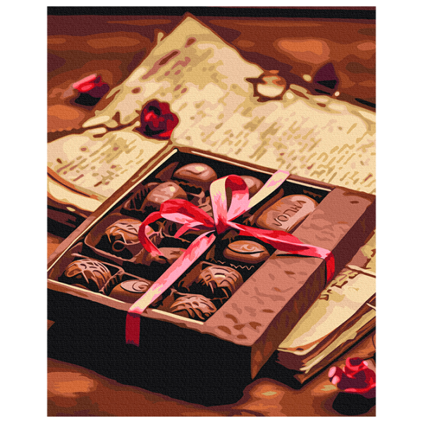 Pictură pe numere BrushMe Declarație de dragoste BS53885FC 50 x 40 cm / Verticală photo 1