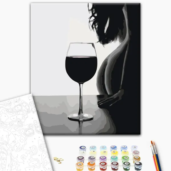 Pictură pe numere BrushMe Intimitate BS36137FC 50 x 40 cm / Verticală photo 3