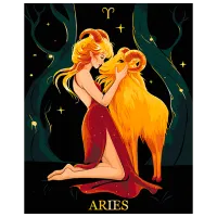 Картина по номерам BrushMe Овен BSB0038FC 50 x 40 см / Вертикальная