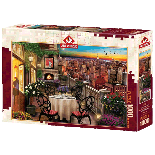Puzzle Art Puzzle Dinner in New York 15+/ Количество деталей: 1000 photo 1
