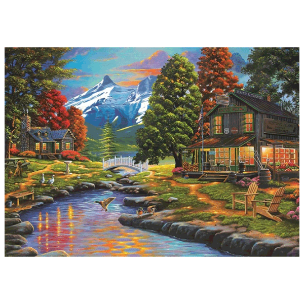 Puzzle Art Puzzle Fairy Tale House 15+/ Количество деталей: 1000 photo 2