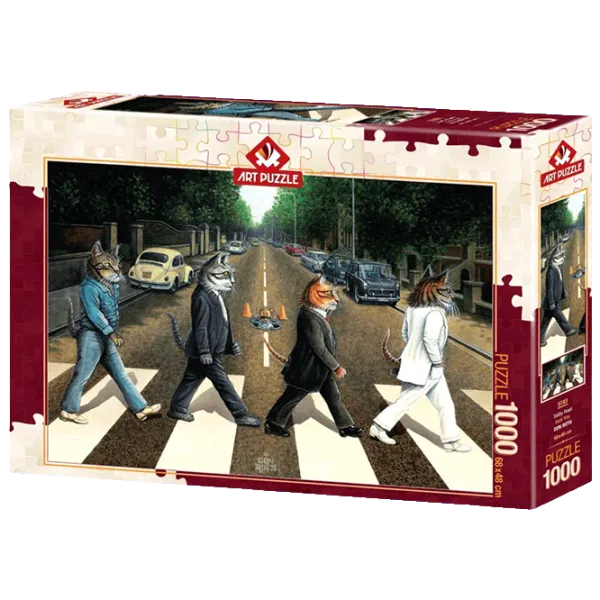 Puzzle Art Puzzle Cat Path 15+/ Количество деталей: 1000 photo 1