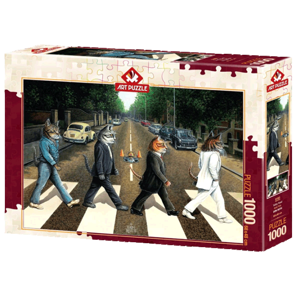 Puzzle Art Puzzle Cat Path 15+/ Количество деталей: 1000 photo 1