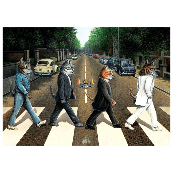 Puzzle Art Puzzle Cat Path 15+/ Количество деталей: 1000 photo 2
