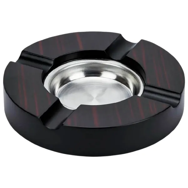 Scrumieră Tobacco 523663 Black / Lemn photo 1