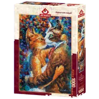 Puzzle Art Puzzle Dance of Cats in Love 15+/ Количество деталей: 1000
