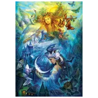 Puzzle Art Puzzle Day and Night Princesses 15+/ Количество деталей: 1000 photo 2