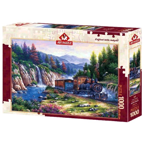 Puzzle Art Puzzle Travel by Train 15+/ Количество деталей: 1000 photo 1