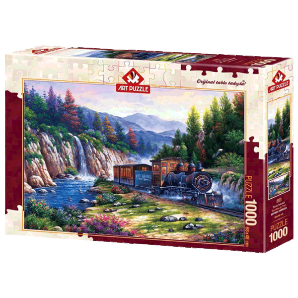 Puzzle Art Puzzle Travel by Train 15+/ Количество деталей: 1000 photo 1