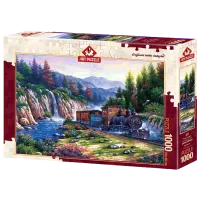 Puzzle Art Puzzle Travel by Train 15+/ Numărul de piese: 1000