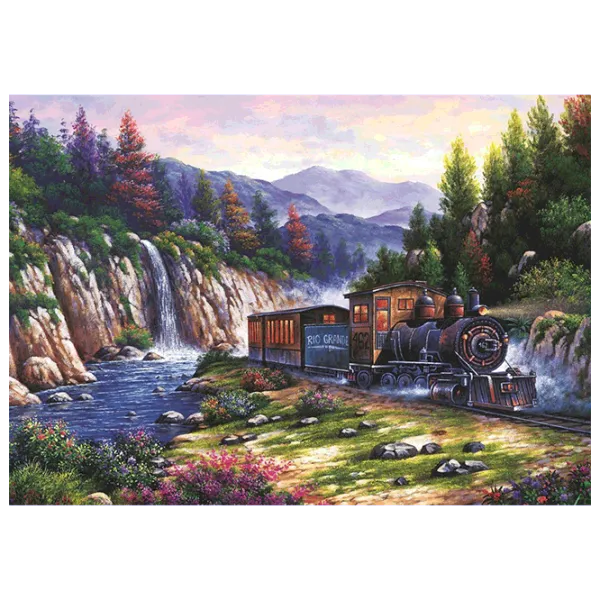 Puzzle Art Puzzle Travel by Train 15+/ Количество деталей: 1000 photo 2
