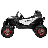 Mașină electrică Richi Tichi MX603B/3 7 km/h / 40 kg / 3+ / White photo 2