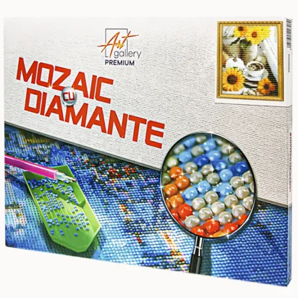 Mozaic New World Fluture pe floarea roz  /  photo 1