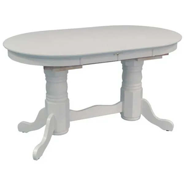 Set masă și scaune Evelin HV-31N Ovală / Lemn / White photo 2