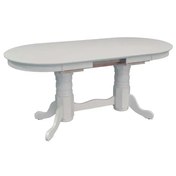 Set masă și scaune Evelin HV-31N Ovală / Lemn / White photo 3