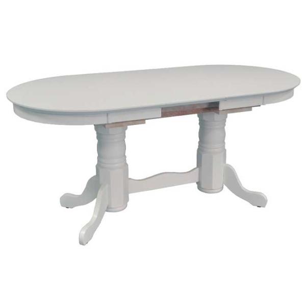 Set masă și scaune Evelin HV-31N Ovală / Lemn / White photo 3