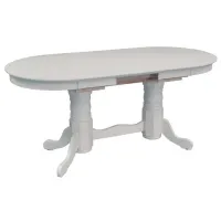 Set masă și scaune Evelin HV-31N Ovală / Lemn / White photo 3