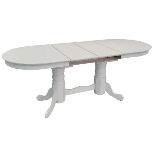 Set masă și scaune Evelin HV-31N Ovală / Lemn / White photo 4