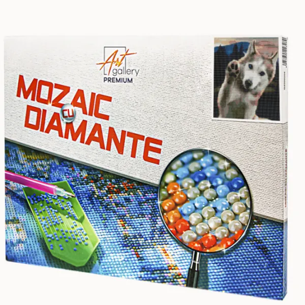 Mozaic Art Galery Premium Husky prietenos   /  photo 1 Mozaic Art Galery Premium Husky prietenos   /  photo 1