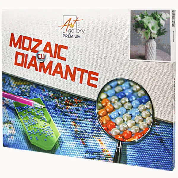 Mozaic Art Galery Premium Buchet alb   /  photo 1 Mozaic Art Galery Premium Buchet alb   /  photo 1