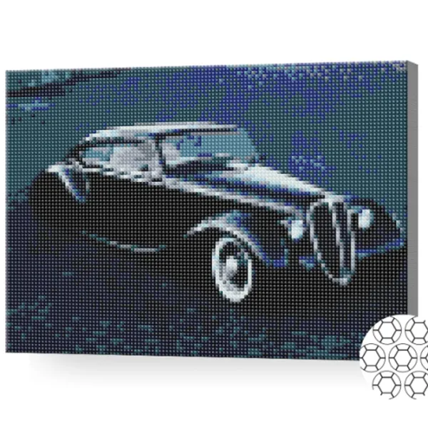Mozaic Art Galery Premium Automobil retro elegant   /  photo 2 Mozaic Art Galery Premium Automobil retro elegant   /  photo 2