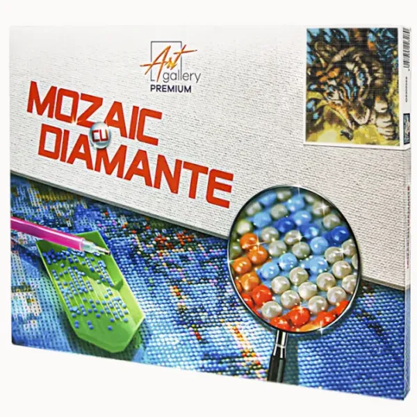 Mozaic Art Galery Premium Tigru fantastic si fluture   /  photo 1