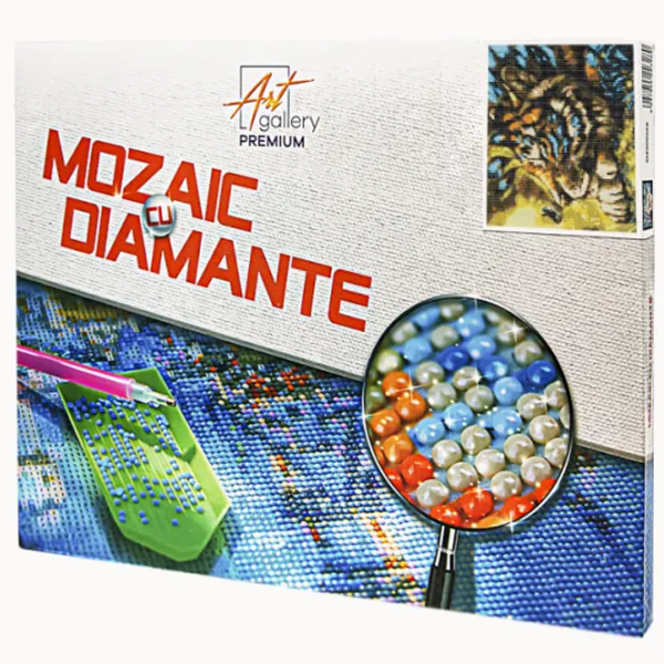Mozaic Art Galery Premium Tigru fantastic si fluture   /  photo 1