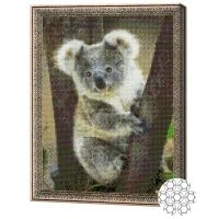 Мозайка New World Koala în copac / photo 2