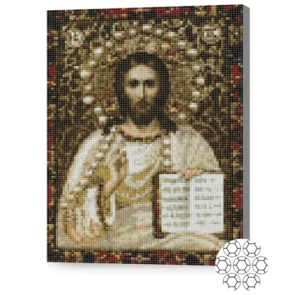 Mozaic New World Isus Pantocrator  /  photo 2 Mozaic New World Isus Pantocrator  /  photo 2