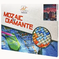 Мозайка Art Galery Premium Apus roz in oraș  / 