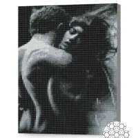 Мозайка Art Galery Premium Pasiunea in nuante alb-negru / photo 2