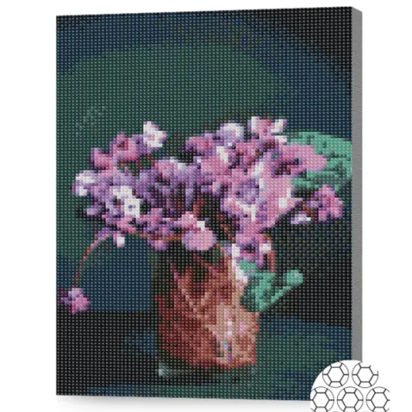 Mozaic Art Galery Premium Flori violete   /  photo 2 Mozaic Art Galery Premium Flori violete   /  photo 2