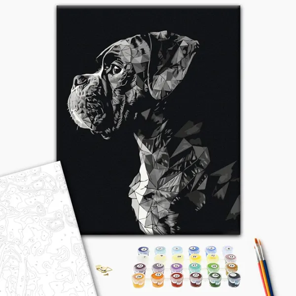 Pictură pe numere BrushMe Paznicul nopții BS53935FC 50 x 40 cm / Verticală photo 2
