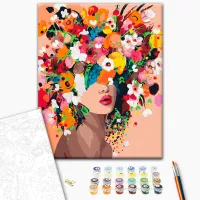 Pictură pe numere BrushMe Nimfa florilor BS41053FC 50 x 40 cm / Verticală photo 3