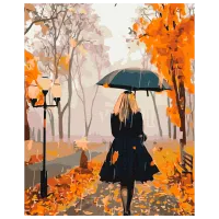 Картина по номерам BrushMe Чужой осенью BS51409FC 50 x 40 см / Вертикальная