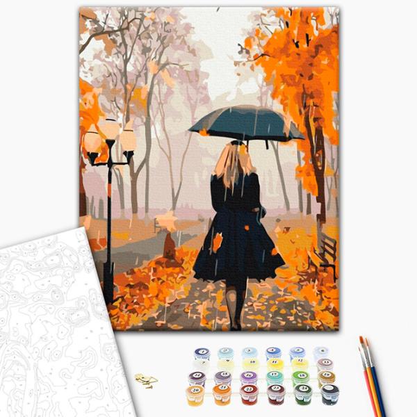 Картина по номерам BrushMe Чужой осенью BS51409FC 50 x 40 см / Вертикальная photo 3