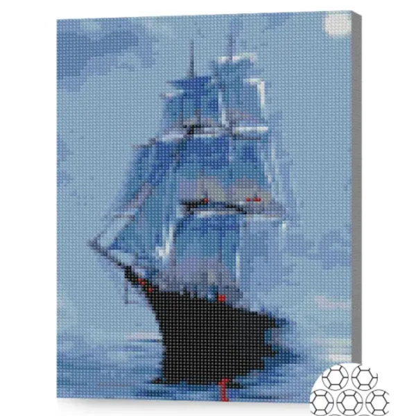 Mozaic Art Galery Premium Pânzele albastre   /  photo 2