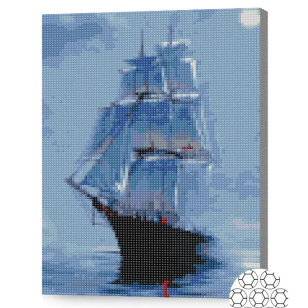 Mozaic Art Galery Premium Pânzele albastre   /  photo 2