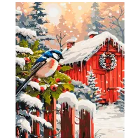 Pictură pe numere BrushMe Bijuteriile naturii BS54196FC 50 x 40 cm / Verticală