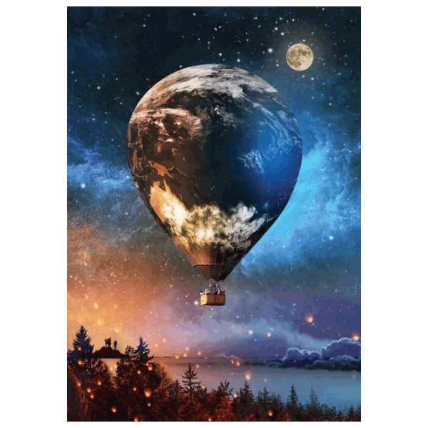 Puzzle Art Puzzle Journey to the Moon 15+/ Количество деталей: 1000 photo 2
