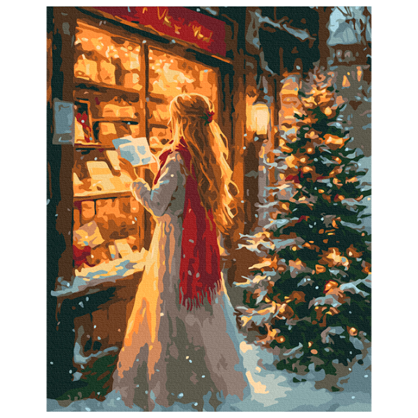 Pictură pe numere BrushMe Timpul miracolelor de Anul Nou BS54192FC 50 x 40 cm / Verticală photo 1