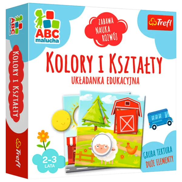 Joc de masă Trefl Colours and shapes 3+/ Dezvoltare photo 1