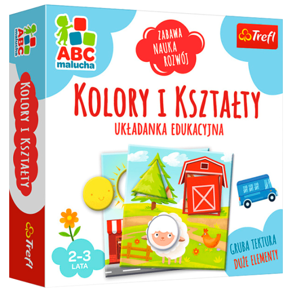 Joc de masă Trefl Colours and shapes 3+/ Dezvoltare photo 1