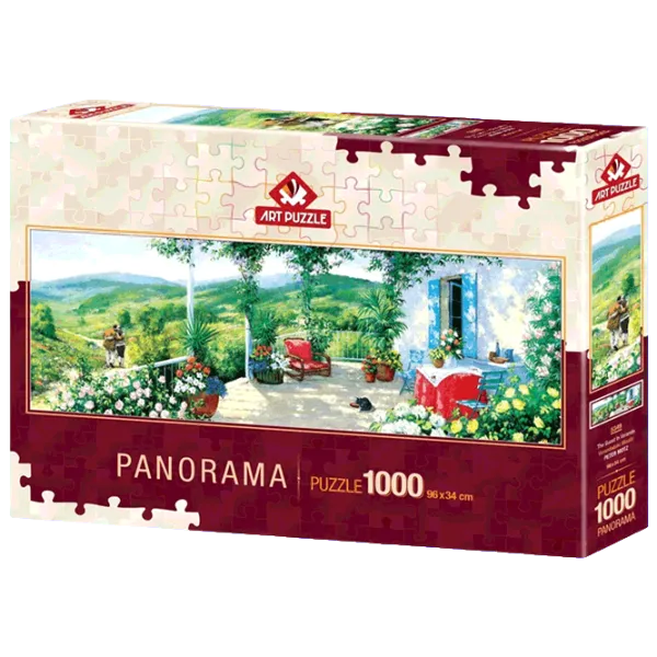 Puzzle Art Puzzle Guest on the Patio 15+/ Количество деталей: 1000 photo 1