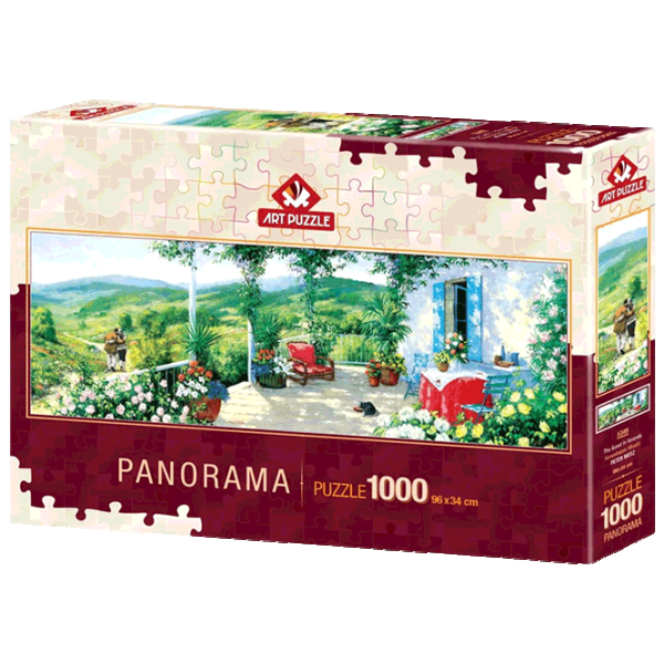 Puzzle Art Puzzle Guest on the Patio 15+/ Количество деталей: 1000 photo 1
