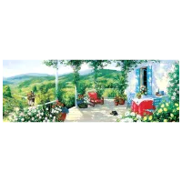 Puzzle Art Puzzle Guest on the Patio 15+/ Numărul de piese: 1000 photo 2