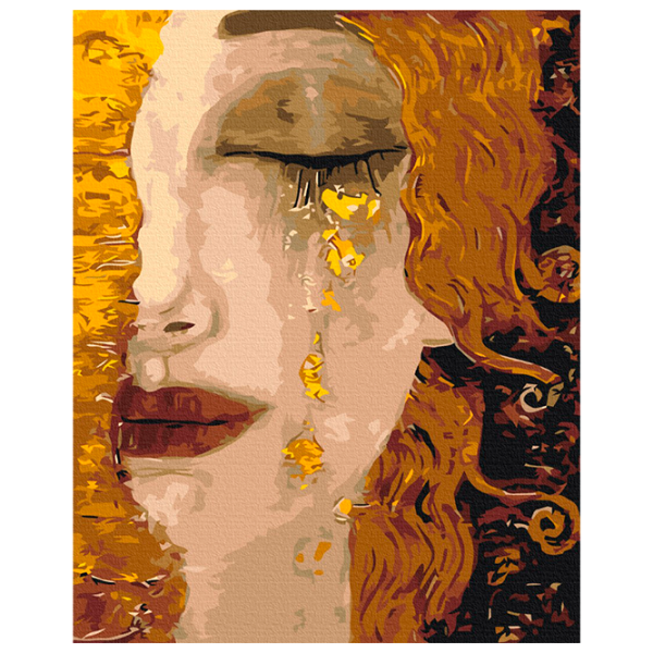Pictură pe numere BrushMe Lacrimi de aur. Anne-Marie Silberman BS51349FC 50 x 40 cm / Verticală photo 1