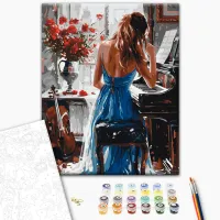 Картина по номерам BrushMe Мелодичный момент BS54067FC 50 x 40 см / Вертикальная photo 2