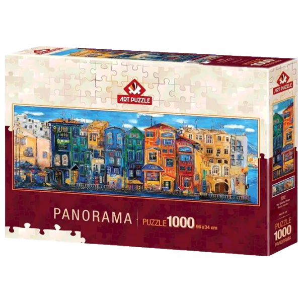 Puzzle Art Puzzle Colorful Town 15+/ Количество деталей: 1000 photo 1